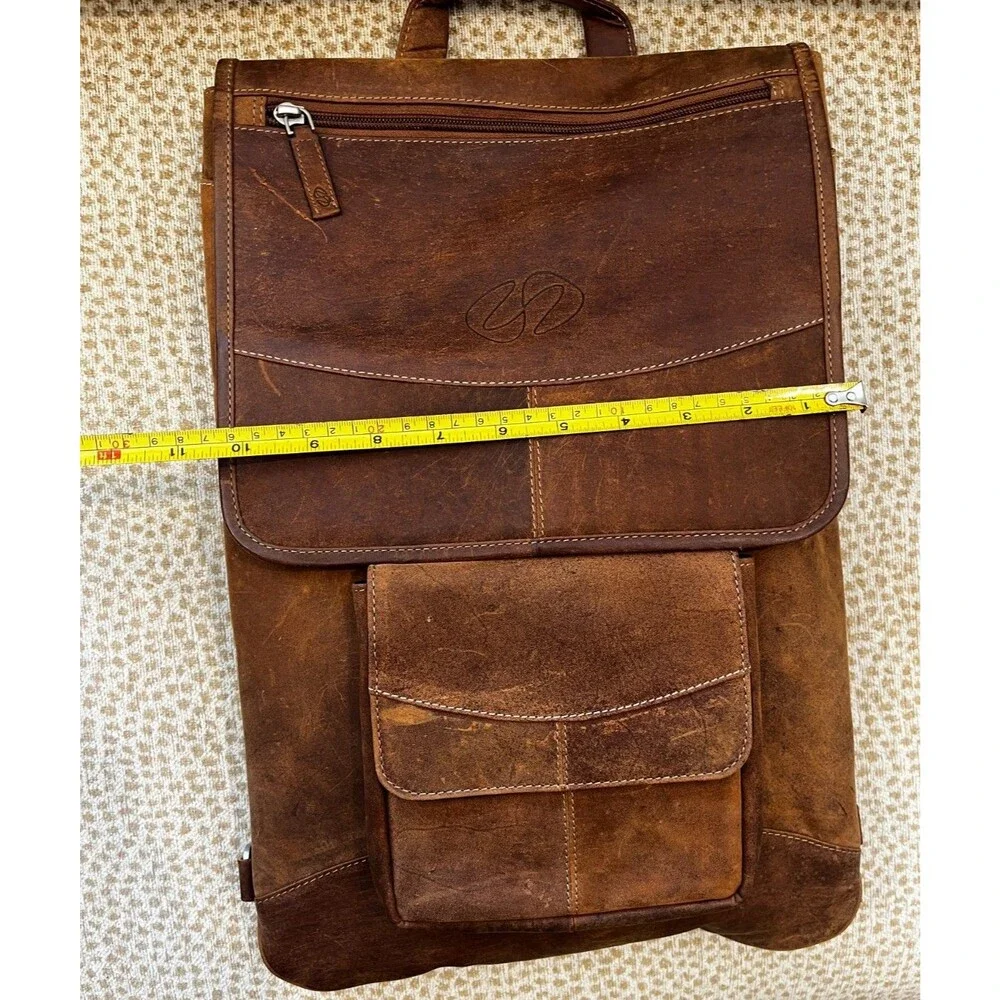 SANTORO Michael Designs The Flight Jacket iPad Mac Case Brown Leather 2 Straps